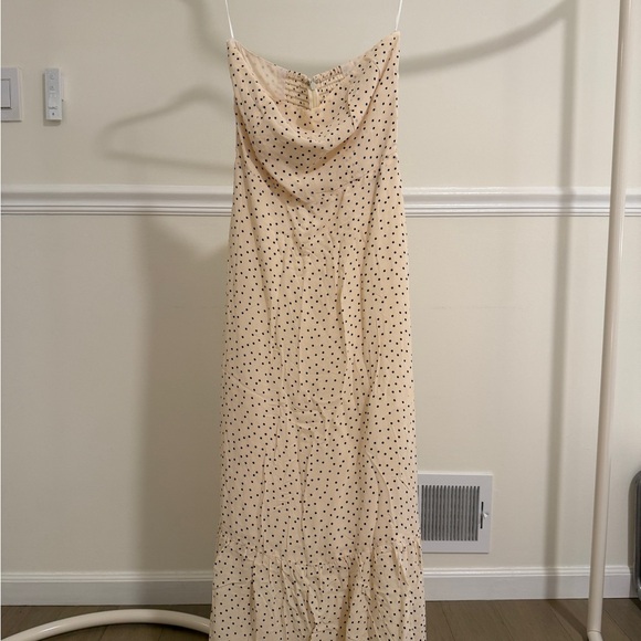 Reformation Arta Dress, Salt + Pepper - Picture 7 of 9